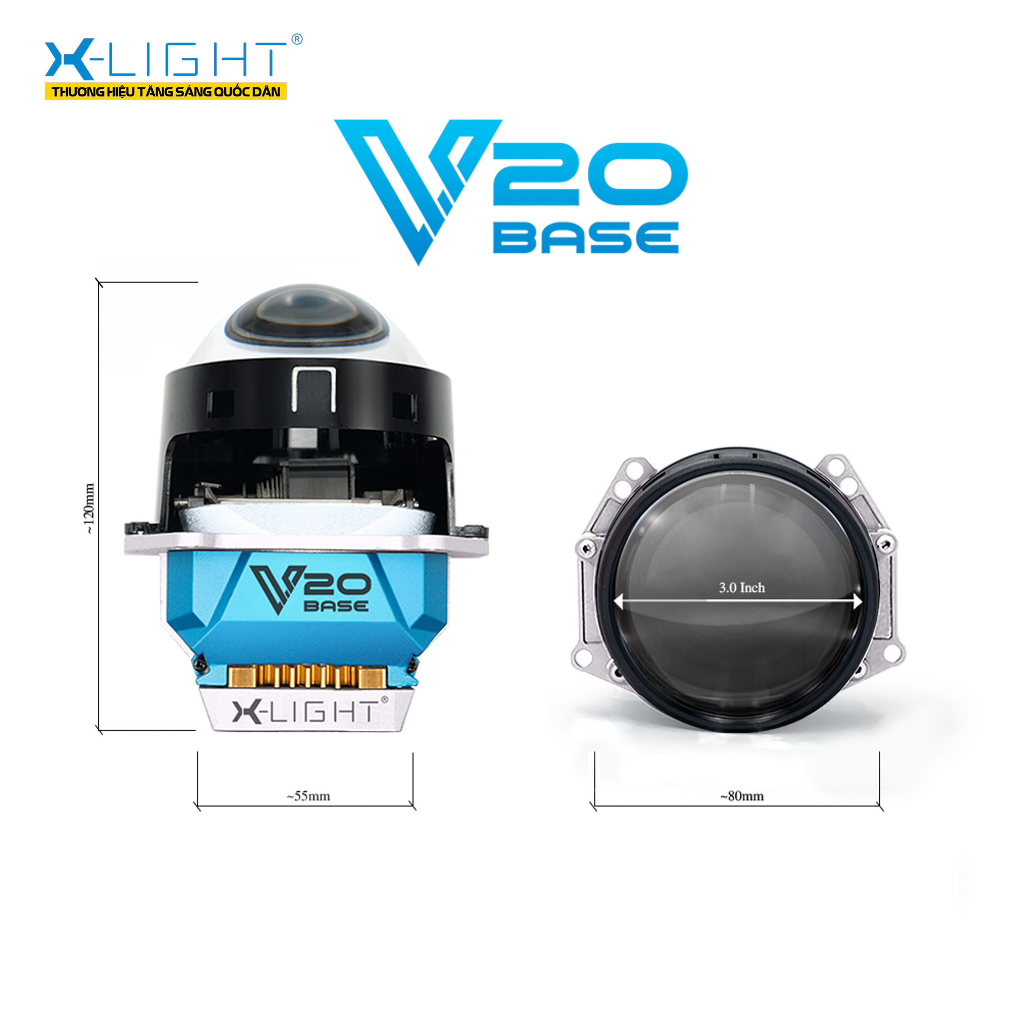 BI LED X-LIGHT V20 BASE 24V 2025